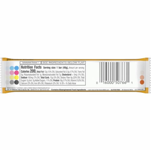 Nature Valley Peanut Butter Dark Chocolate Chewy Granola bars Perspective: right
