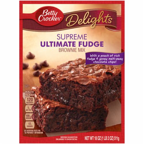 Betty Crocker Ultimate Fudge Hershey's Brownie Mix Perspective: right