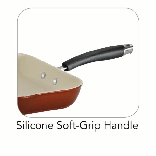 Tramontina Square Grill Pan - Copper Perspective: right