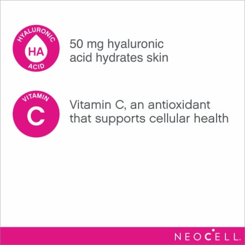 NeoCell Hyaluronic Acid with Vitamin C Berry Liquid Perspective: right