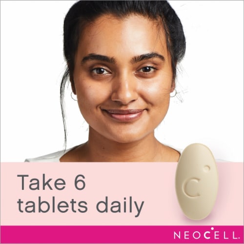 NeoCell Super Collagen Plus Vitamin C Tablets Perspective: right