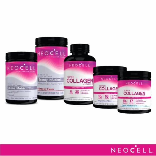 NeoCell Collagen Beauty Infusion With Biotin Cranberry Powder Perspective: right