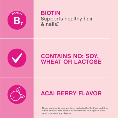 NeoCell Biotin Beauty Acai Berry Soft Chews Perspective: right