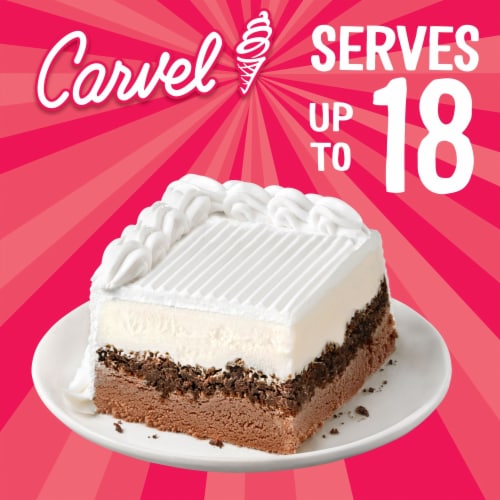 Carvel® Celebration Chocolate and Vanilla Ice Cream Cake Perspective: right