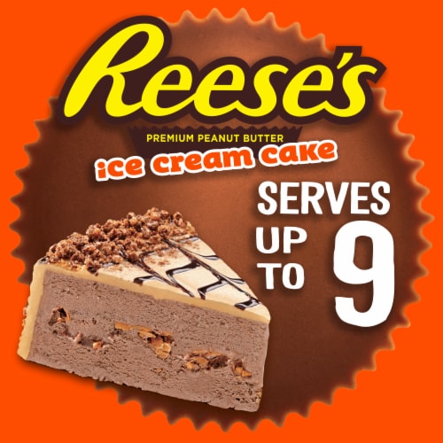 Reese's Premium Peanut Butter Ice Cream Cake Perspective: right
