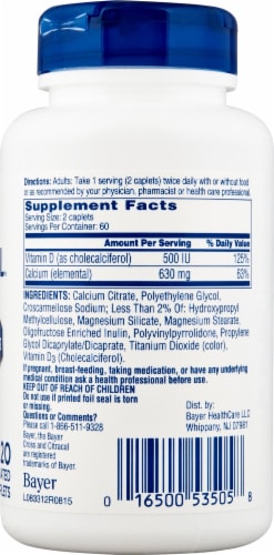 Citracal® Maximum Calcium Citrate Plus D3 Coated Caplets Perspective: right