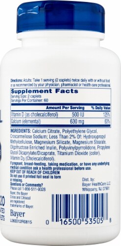 Citracal® Maximum Calcium Citrate Plus D3 Coated Caplets Perspective: right