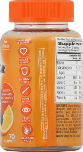 One A Day Women's VitaCraves Multivitamin Gummies Perspective: right