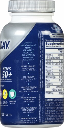 One A Day® Multivitamin Mens 50+ Complete Multi Perspective: right