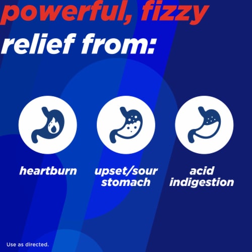 Alka-Seltzer® Extra Strength Antacid Effervescent Tablets Perspective: right
