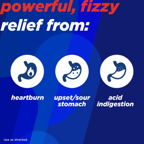 Alka-Seltzer® Extra Strength Antacid Effervescent Tablets Perspective: right