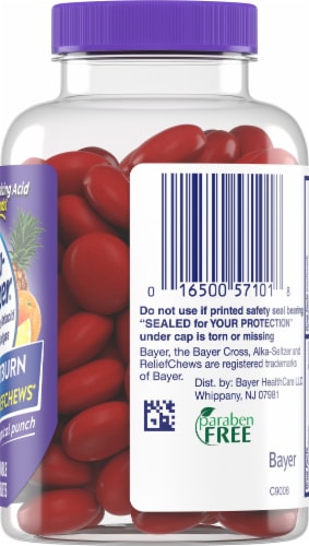 Alka-Seltzer® Tropical Punch Heartburn + Gas Reliefchews Chewable Tablets Perspective: right