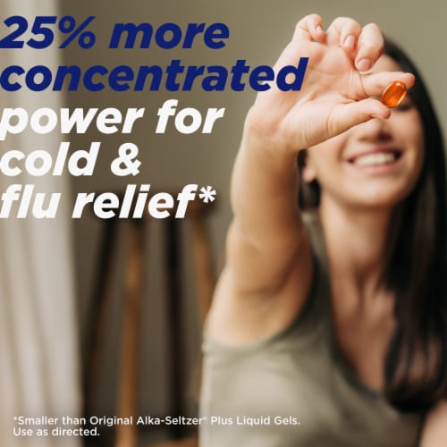 Alka-Seltzer Plus® Max Strength Day + Night Cough Mucus & Congestion PowerMax® Liquid Gels Perspective: right