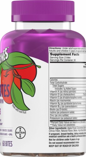 Flintstones Fruit Bites Kids Multivitamin Bites Perspective: right