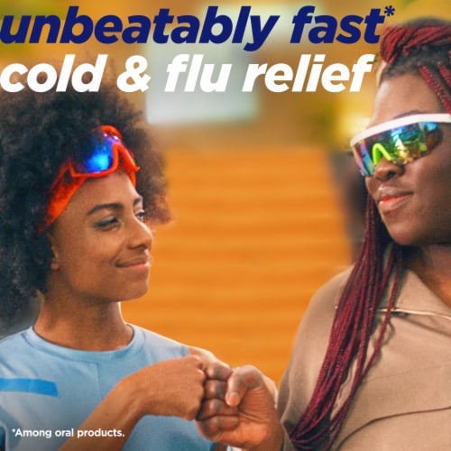 Alka-Seltzer Plus® Citrus Severe Cold & Cough Medicine PowerFast Fizz™ Effervescent Tablets Perspective: right