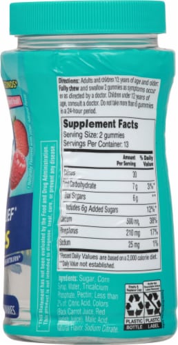 Alka Seltzer Heartburn Relief Gummies Perspective: right