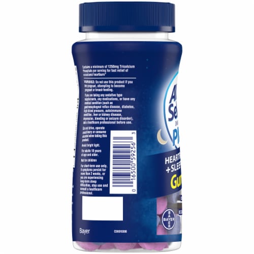 Alka-Seltzer® Heatburn Relief PM Gummies Perspective: right