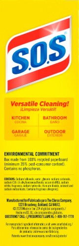 Clorox® S.O.S.® Soap-Filled Reusable Steel Wool Pads Perspective: right