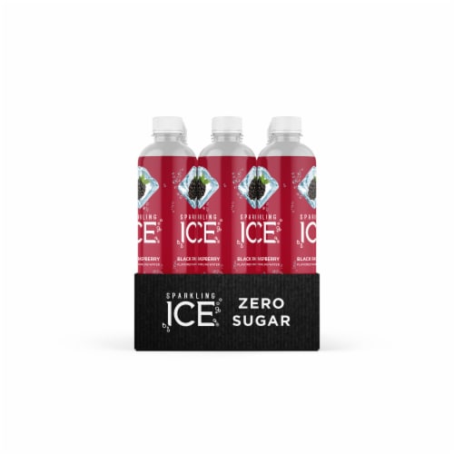 Sparkling Ice® Black Raspberry Flavored Sparkling Water Perspective: right