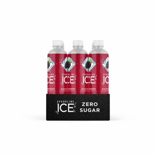 Sparkling Ice® Black Raspberry Flavored Sparkling Water Perspective: right