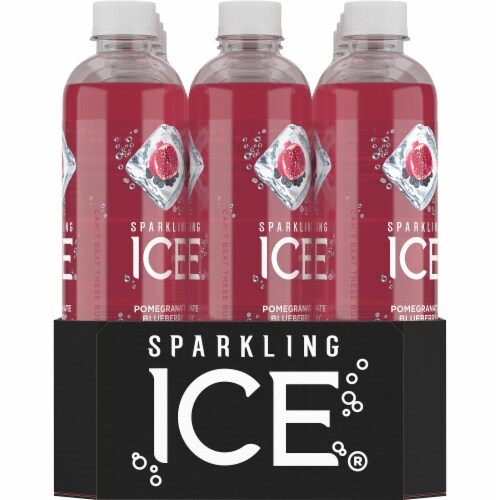 Sparkling Ice® Pomegranate Blueberry Sparkling Water Perspective: right