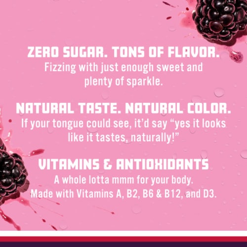 Sparkling Ice Zero Sugar Black Raspberry Sparkling Water Perspective: right