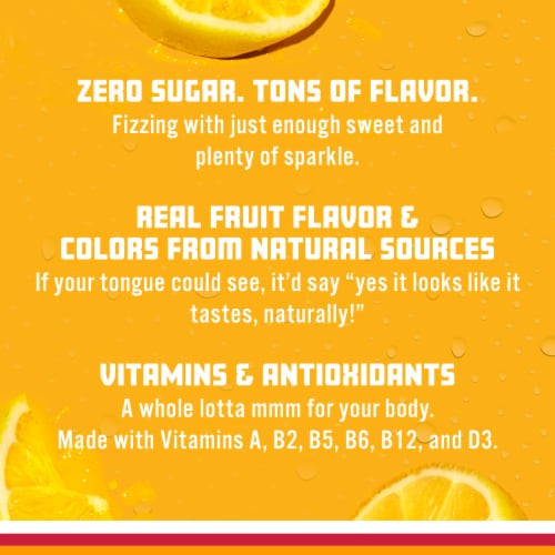 Sparkling Ice Zero Sugar Classic Lemonade Sparkling Water Perspective: right