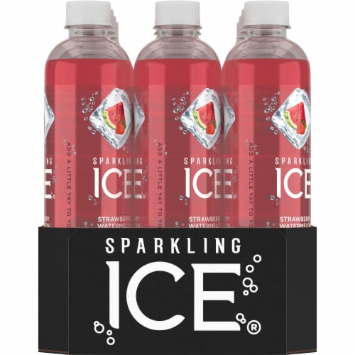 Sparkling Ice® Strawberry Watermelon Sparkling Water Perspective: right