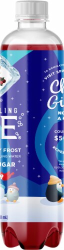 Sparkling Ice® Cranberry Frost Flavored Sparkling Bottled Water Perspective: right