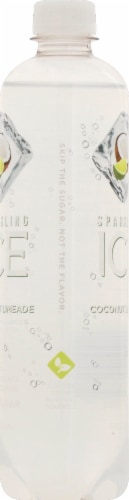 Sparkling Ice® Coconut Limeade Flavored Sparkling Bottled Water Perspective: right