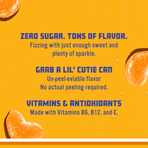 Sparkling Ice Cuties Mandarin Sparkling Water Mini Cans Perspective: right