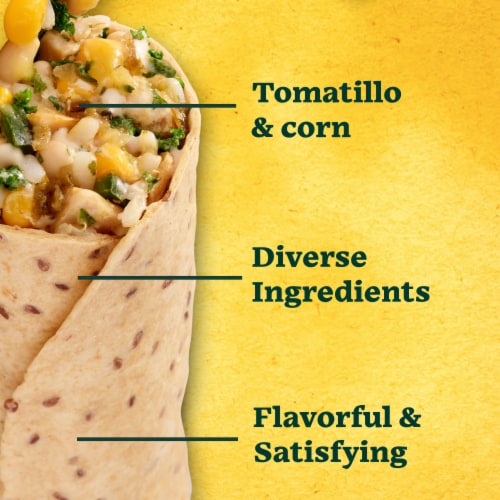 Sweet Earth Vegetarian Salsa Verde Chik'n Burrito Perspective: right