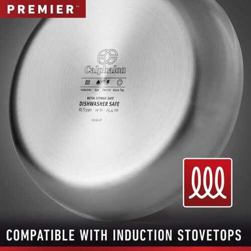 Calphalon Premier 3 Layer Oven Safe Stainless Steel 2.5 Quart Sauce Pan  with Lid, 1 Piece - Pay Less Super Markets