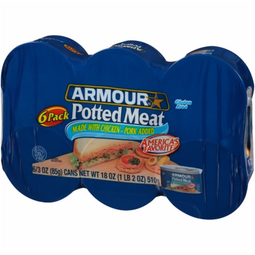 Armour Potted Meat (6 Pack) Perspective: right