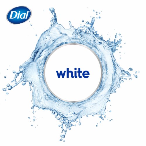 Dial White Antibacterial Deodorant Soap Perspective: right