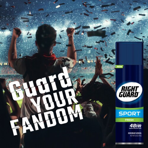Right Guard® Sport Aerosol Fresh Deodorant Perspective: right
