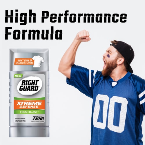 Right Guard® Xtreme Defense Fresh Blast Deodorant Stick Perspective: right