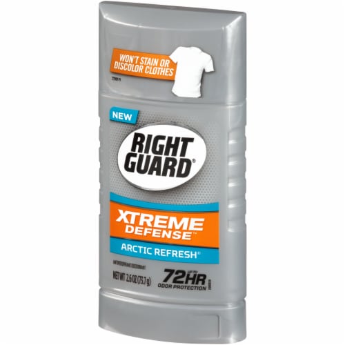 Right Guard® Xtreme Defense 5 Arctic Refresh Antiperspirant Stick Perspective: right