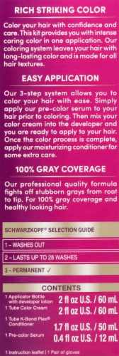 Schwarzkopf® Keratin Color - 1.0 Onyx Black Perspective: right