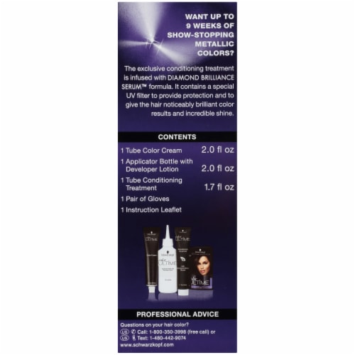Schwarzkopf Color Ultime Metallic Violet Hair Color Perspective: right
