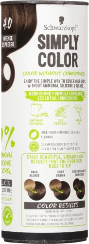 Schwarzkopf Simply Color 4.0 Intense Espresso Hair Color Perspective: right