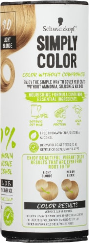 Schwarzkopf Simply Color 9.0 Light Blonde Hair Color Perspective: right