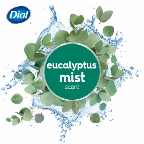 Dial® Calm & Soothe Body Wash Eucalyptus Mist Scent Dermatologist Tested Cleansing Perspective: right