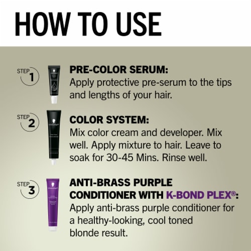 Schwarzkopf® Keratin Blonde Permanent Hair Color 11.0 Natural Blonde Perspective: right