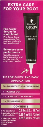 Schwarzkopf Keratin Root Bond Enforcing System Hair Color Kit - Dark Brown Perspective: right