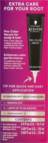Schwarzkopf Keratin Root Bond Enforcing System Hair Color Kit - Light Brown Perspective: right