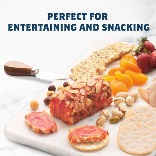Kaukauna Sharp Cheddar Spreadable Cheese Ball Perspective: right
