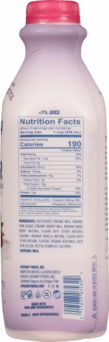Lifeway Wildberries Organic Probiotic Whole Milk Kefir Drink Perspective: right