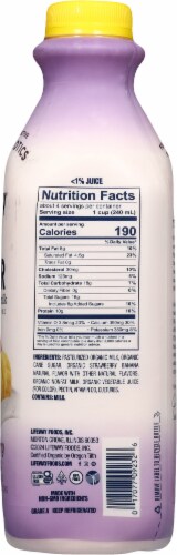 Lifeway® Organic Kefir Strawberry Banana Whole Milk Perspective: right