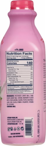 Lifeway® Raspberry Probiotic Low Fat Kefir Drink Perspective: right